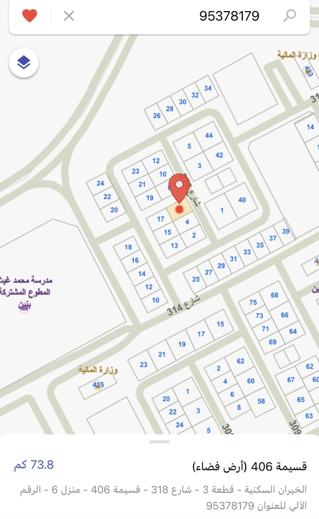 أرض  للبيع في الخيران السكنية